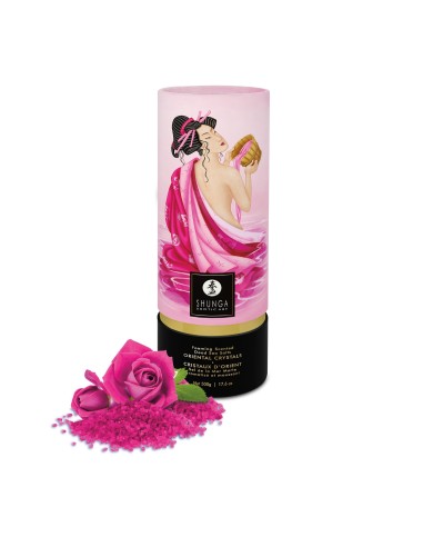 Sel de bain moussant - Cristaux d'orient - Aphrodisia rose