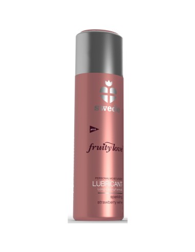 Lubricante Vino Espumoso Fresa - 100 ml