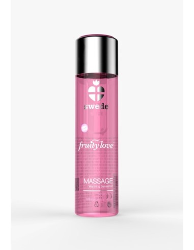 Massage oil - Strawberry sparkling wine - 120 ml