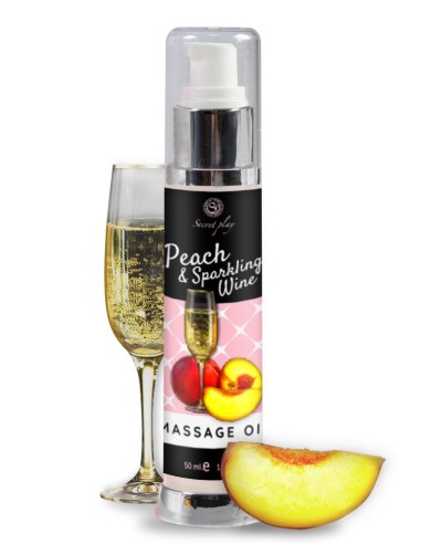 Huile de massage Pêche et Vin pétillant 3682 - 50 ml