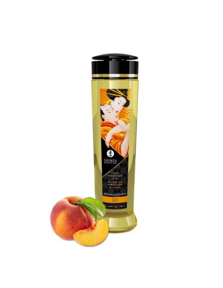 Erotische massageolie - Stimulatie - Perzik - 240 ml