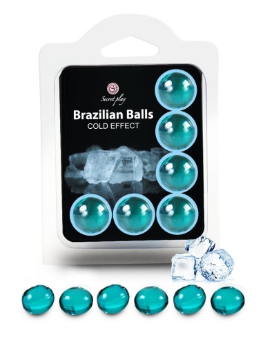 6 Braziliaanse ballen Koud effect 3613-1