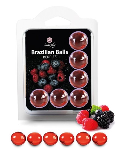 6 Brazilian Balls Fruits des bois 3386-5