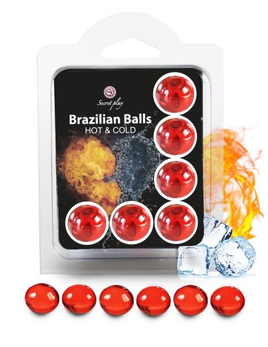 6 Brazilian Balls Cold Hot effect  3629-1