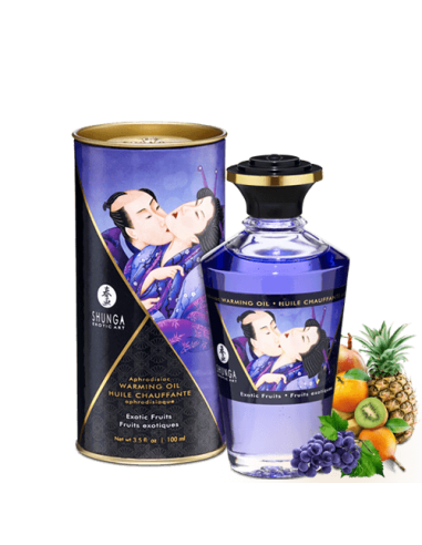 Aphrodisiac warming oil - Exotic fruits 100ml