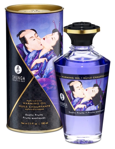 Huile chauffante aphrodisiaque - Fruits exotiques 100ml