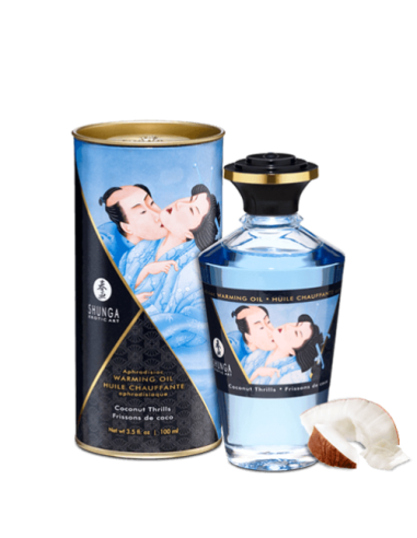 Huile chauffante aphrodisiaque - Frissons de coco 100ml