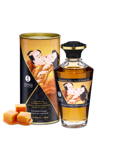 Huile chauffante aphrodisiaque - Baisers caramel