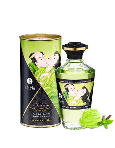 Huile chauffante aphrodisiaque - Sorbet de minuit 100ml