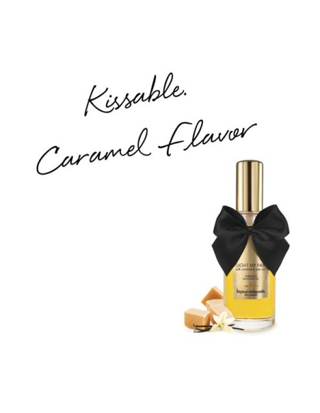 Verwarmende Kusbare Massageolie - Zachte Karamel
