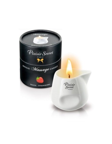 Strawberry Secret Pleasure massage candle - 80 ml