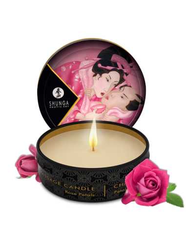 Mini massage candle - Aphrodisia Rose