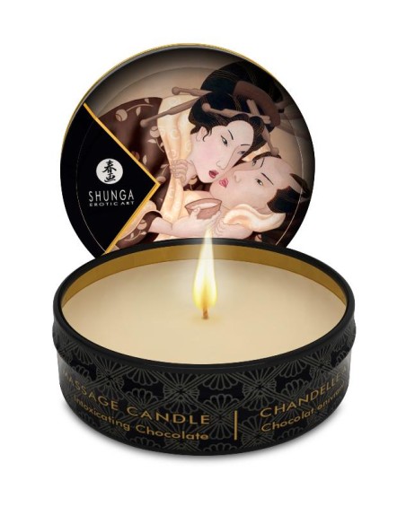 Mini bougie de massage - Excitation Chocolat enivrant