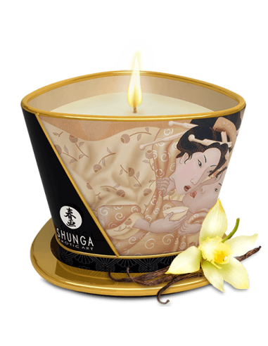 Glow and caresses massage candle - Désir Vanille