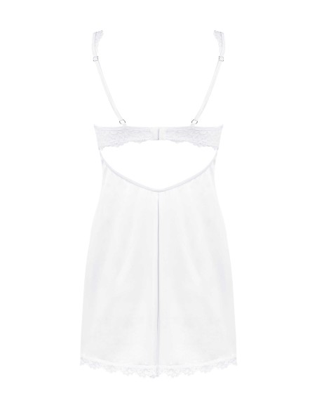 Amor Blanco Nightie and thong - White